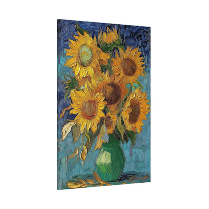 Van Gogh Inspired Sunflowers Canvas Timeless Floral Masterpiece (1001)