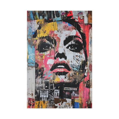 Urban Street Art Poster – Bold Graffiti Pop Art Print (80001)