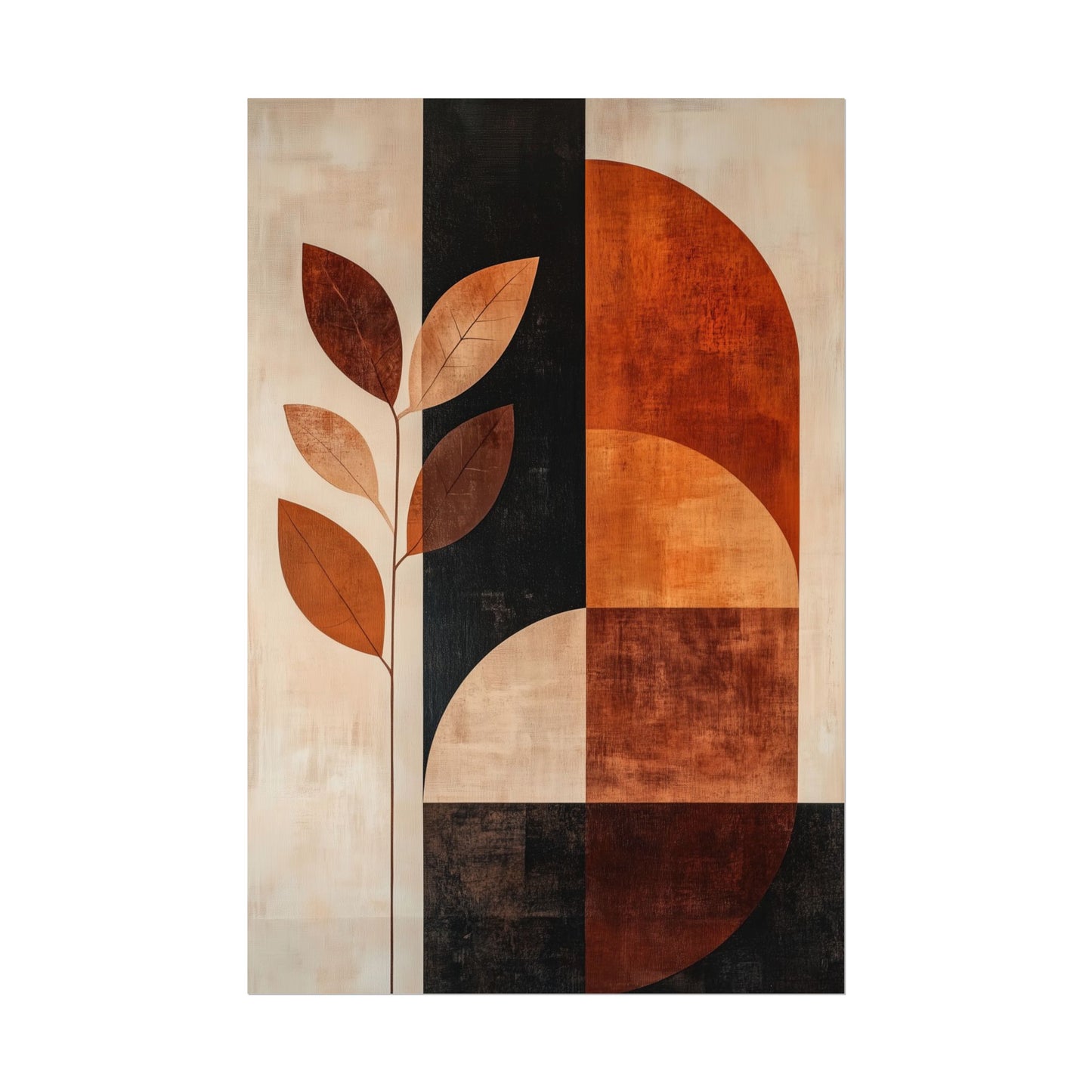 Mid Century Modern Wall Art Poster Autumn's Harmony - Four Seasons '25 (20046)