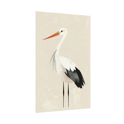 Kids Wall Art Poster Stork Serenity (20031)