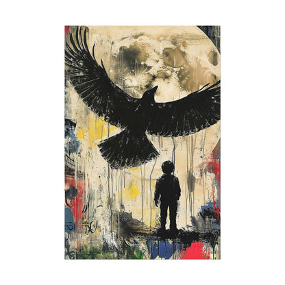 Banksy-Inspired Urban Art Poster – Surreal Graffiti Wall Print (80002)