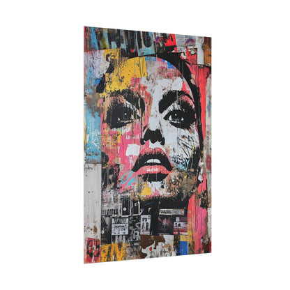 Urban Street Art Poster – Bold Graffiti Pop Art Print (80001)